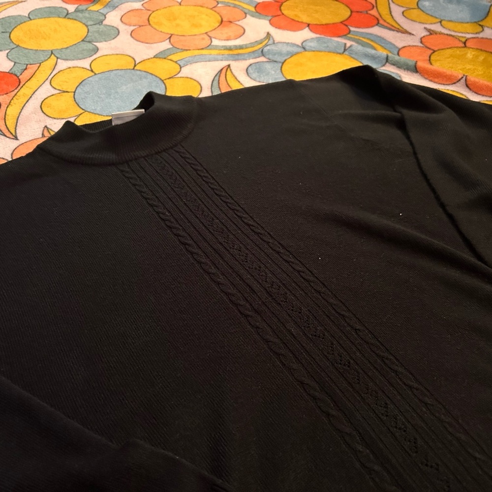 Soft Vintage Black Sweater